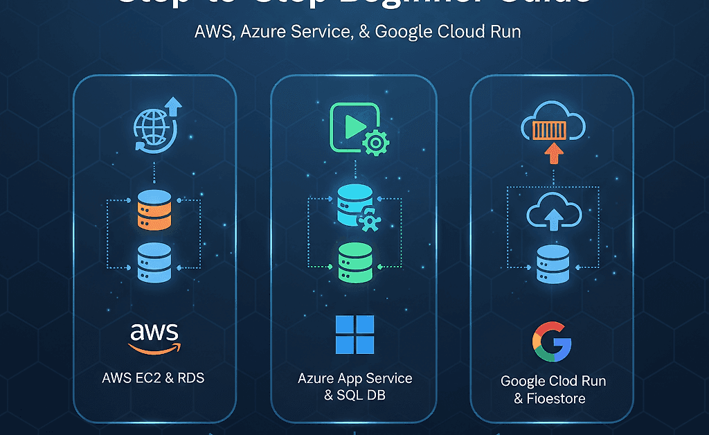 How to Deploy a Web App on AWS, Azure, and Google Cloud: Step-by-Step Beginner Guide