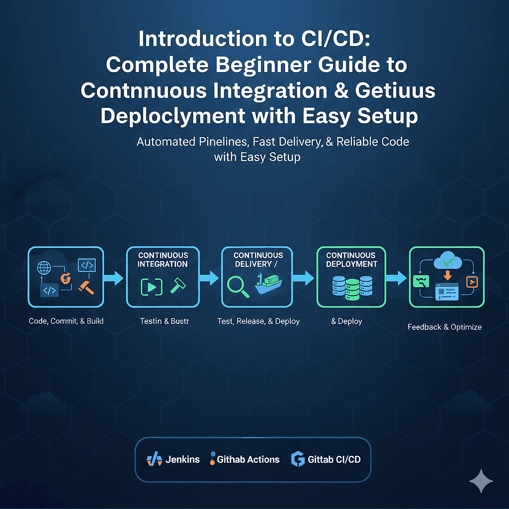 Introduction to CI/CD: Complete Beginner Guide to Continuous Integration & Continuous Deployment wit